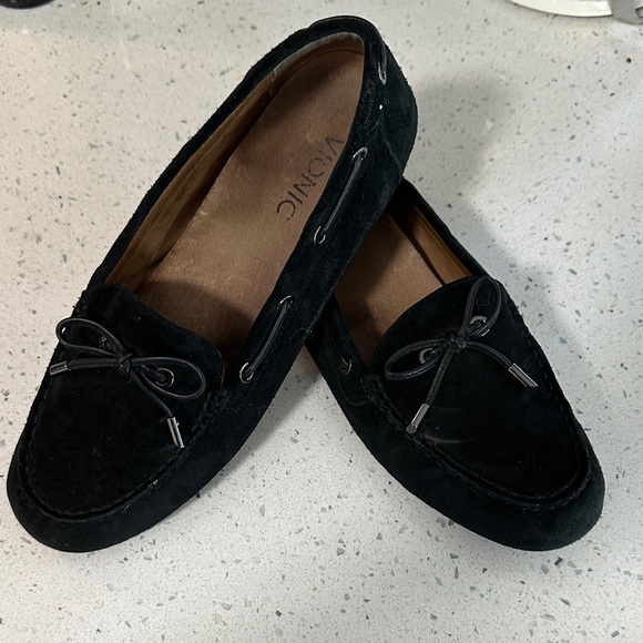 Vionic Women's Black Suede Loafers - Picture 6 of 6